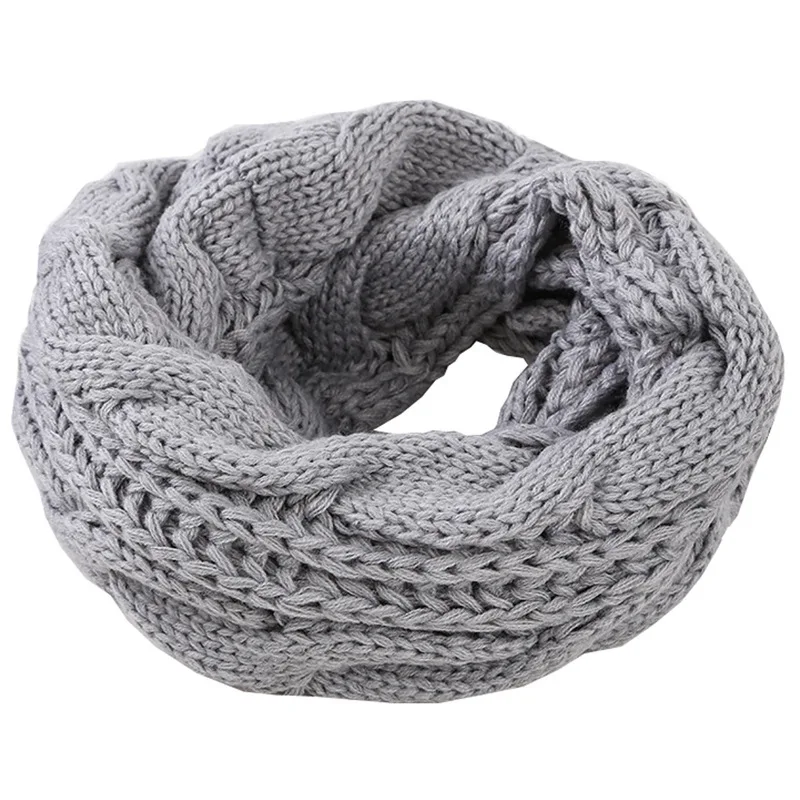 Men Women Boys Girls Thick Rib – Infinity Scarf Knit Bewertung und Preis