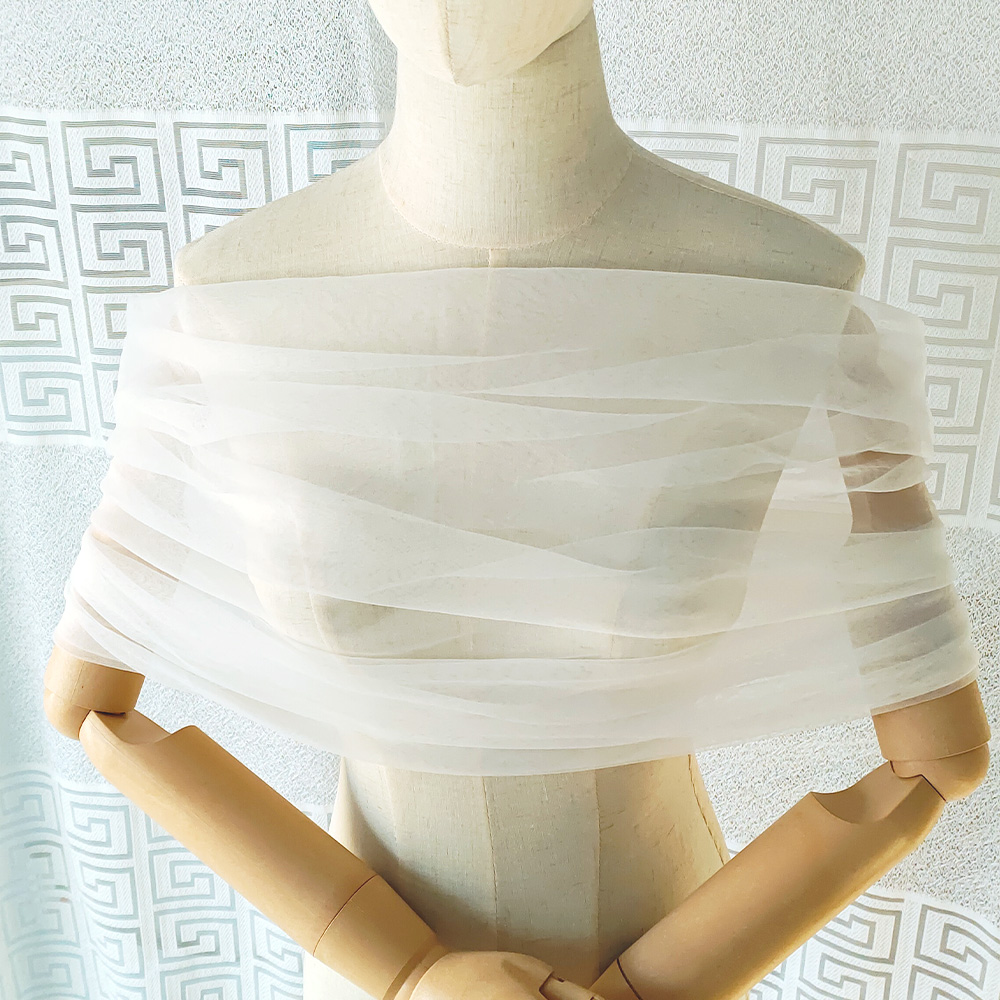 Women Pleated Tulle Sheer Wrap – Stole Wedding Shawl Bewertung und Preis