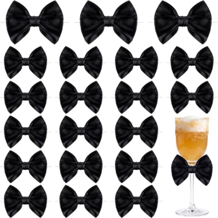 Black 48 Pcs 3.5 Inch Bows wit – Bow Tie Pre Tied Bewertung und Preis