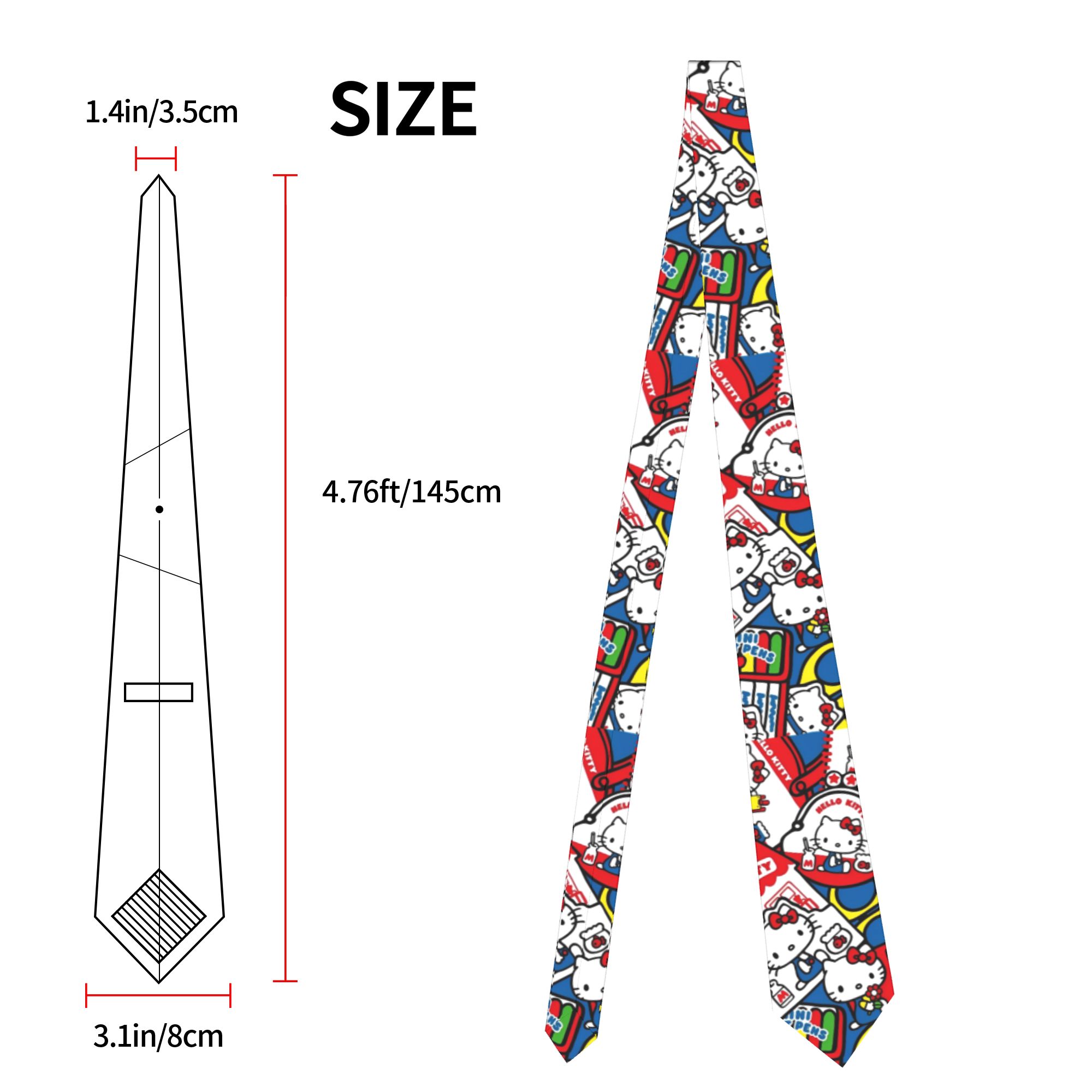 Hello Kitty Colorful Neckties  – Skinny Tie Men Bewertung und Preis