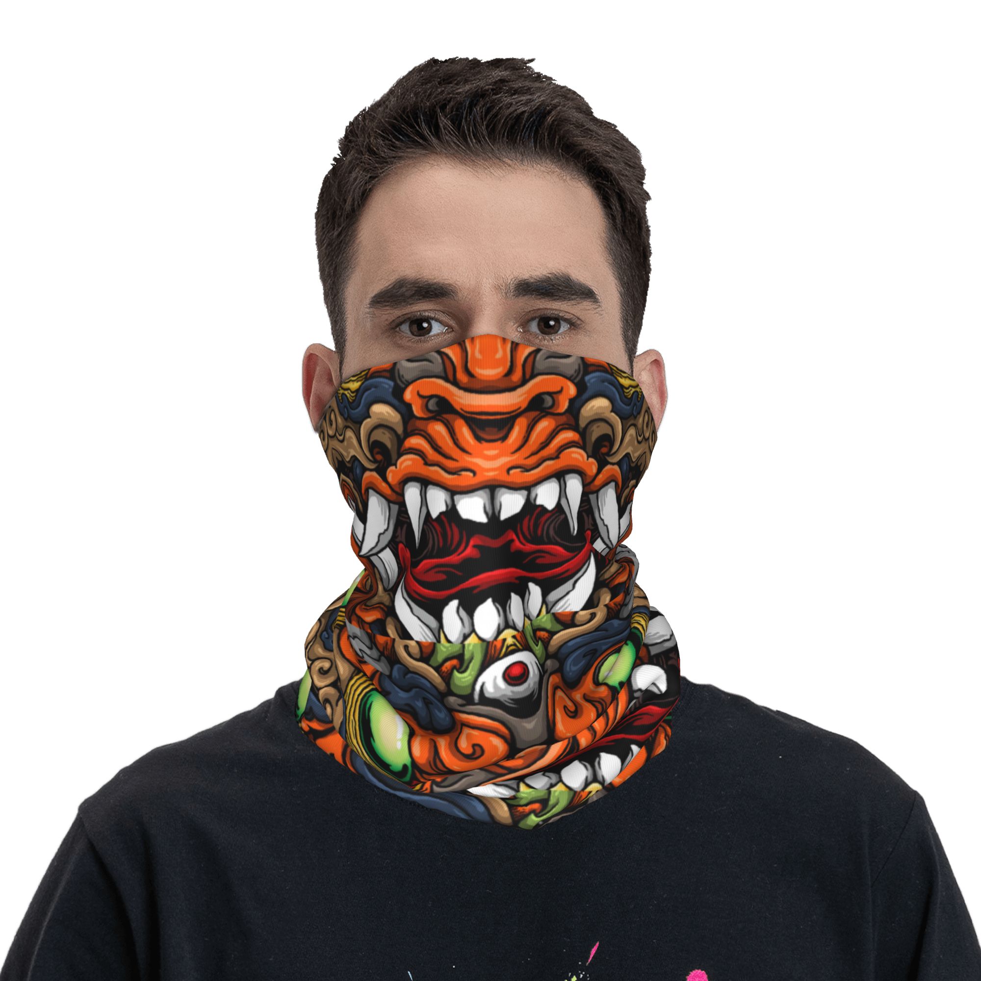 Custom Samurai Demon Oni Winte – Neck Warmer Tube Bewertung und Preis