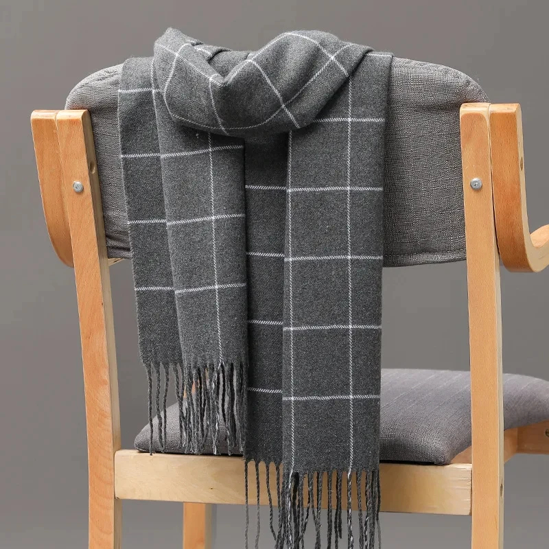 2024 New Winter Men Scarf Keep – Muffler Men Wool Bewertung und Preis