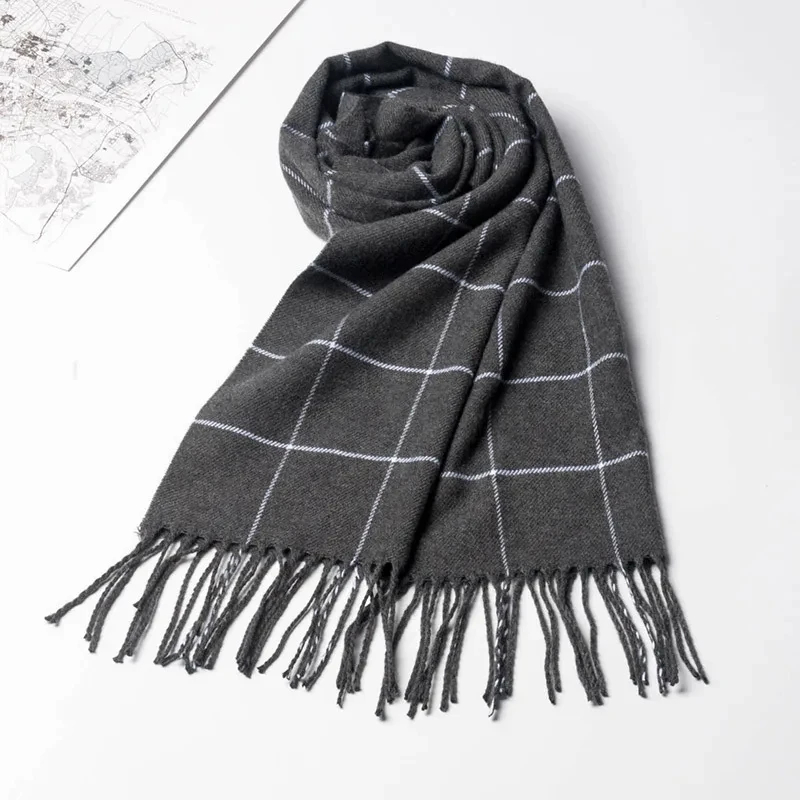 2024 New Winter Men Scarf Keep – Muffler Men Wool Bewertung und Preis