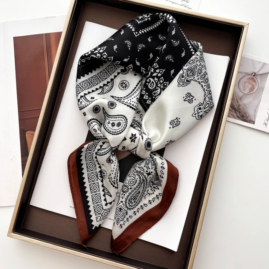 2025 Silk Shawl Square Scarf F – Bandana Cotton Bewertung und Preis