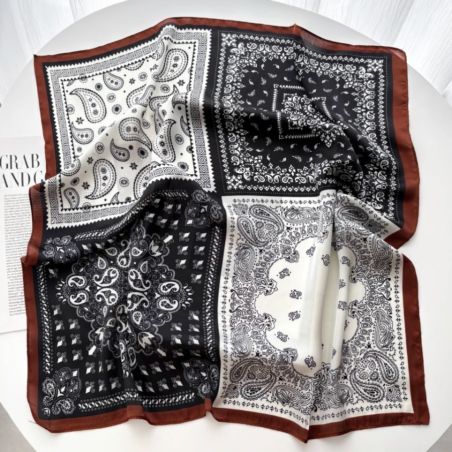 2025 Silk Shawl Square Scarf F – Bandana Cotton Bewertung und Preis