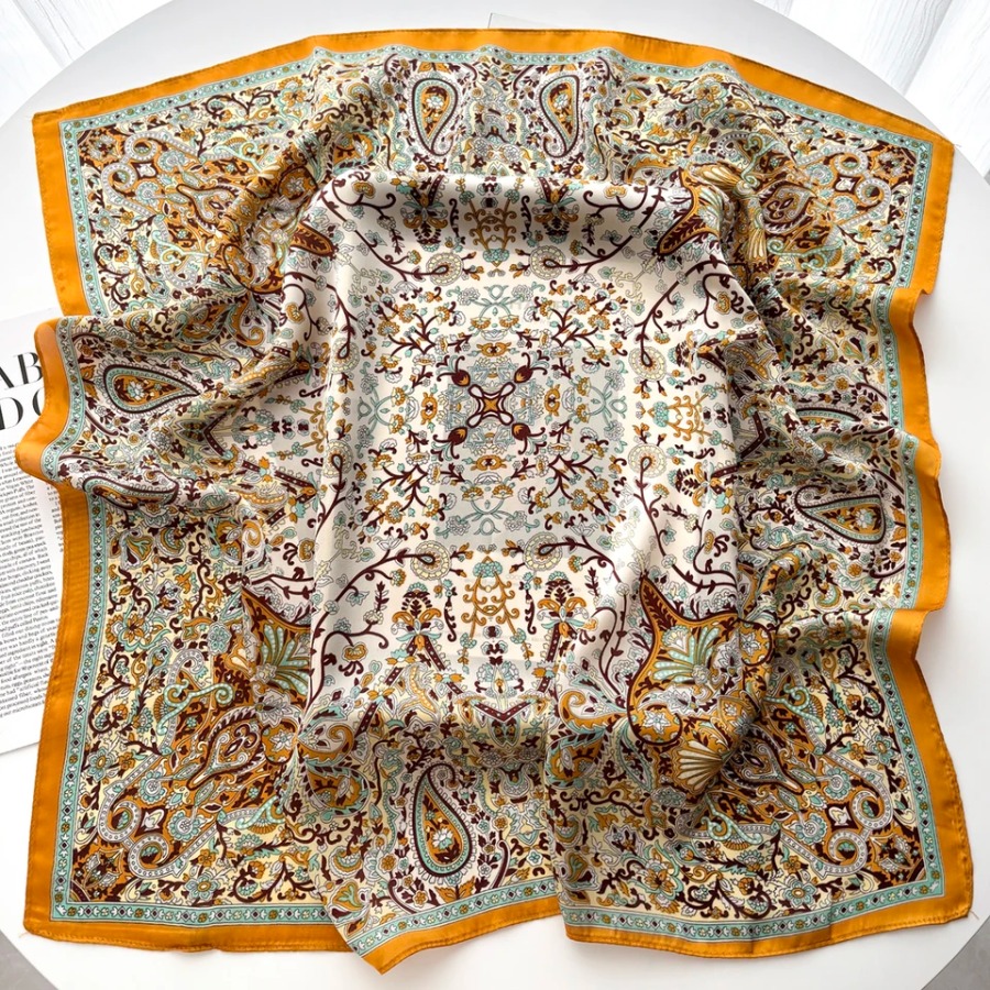 2025 Silk Shawl Square Scarf F – Bandana Cotton Bewertung und Preis