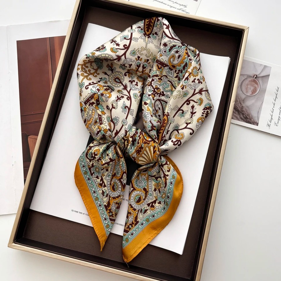 2025 Silk Shawl Square Scarf F – Bandana Cotton Bewertung und Preis