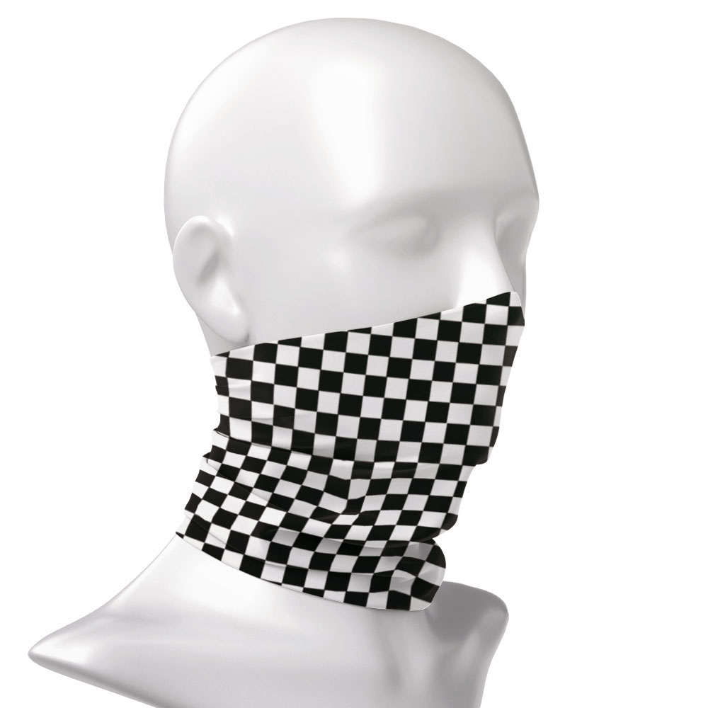 Checkered Ska Printed Headband – Neck Warmer Tube Bewertung und Preis